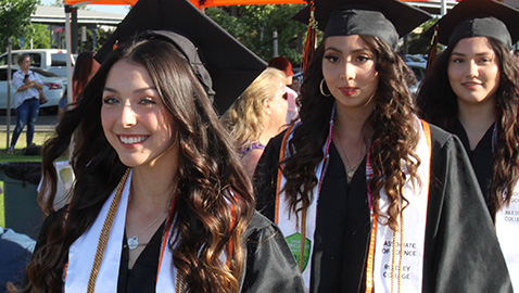 students graduating