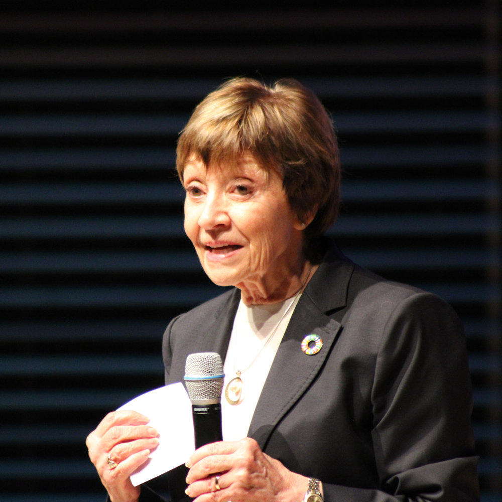 CDFA Secretary Karen Ross during her opening remarks at the ag conference.