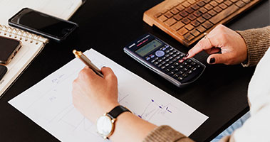 accountant working on paperwork