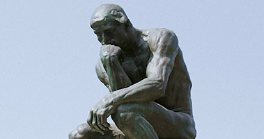 The Thinker statue