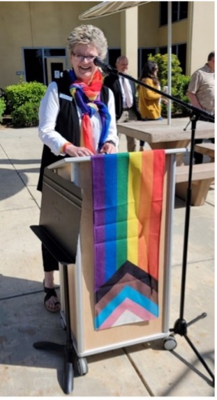 Deb Borofka at Pride Brunch