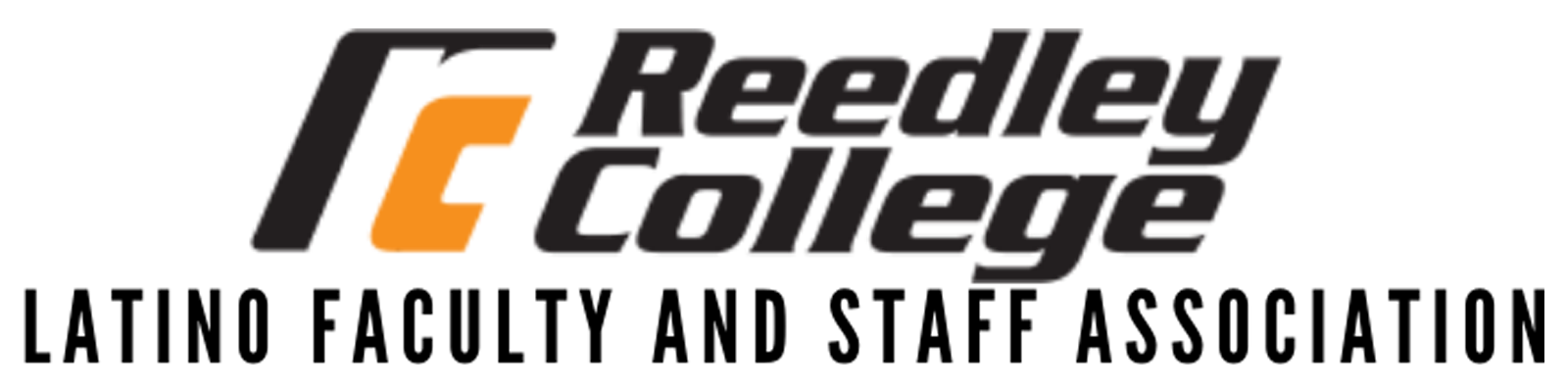 Reedley College logo with the text "Latino Faculty and Staff Association."