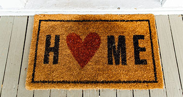 welcome home mat