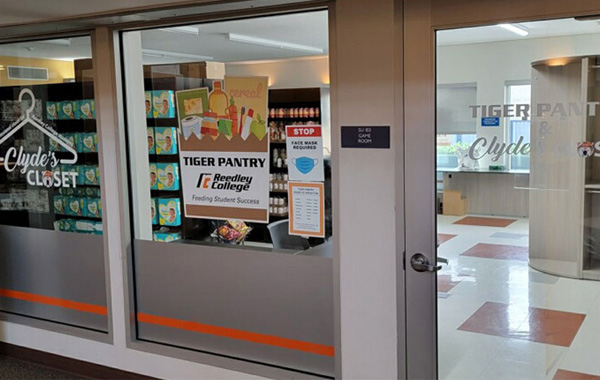 Outside view of Clyde's Closet and Tiger Pantry